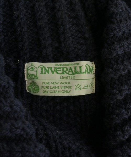 INVERALLAN（インバーアラン）カーディガン 紺 サイズ:-(XS位) メンズ/2200618700028