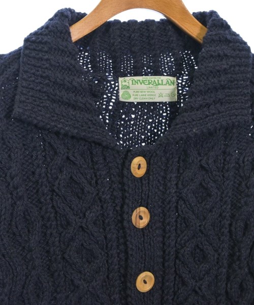 INVERALLAN（インバーアラン）カーディガン 紺 サイズ:-(XS位) メンズ/2200618700028