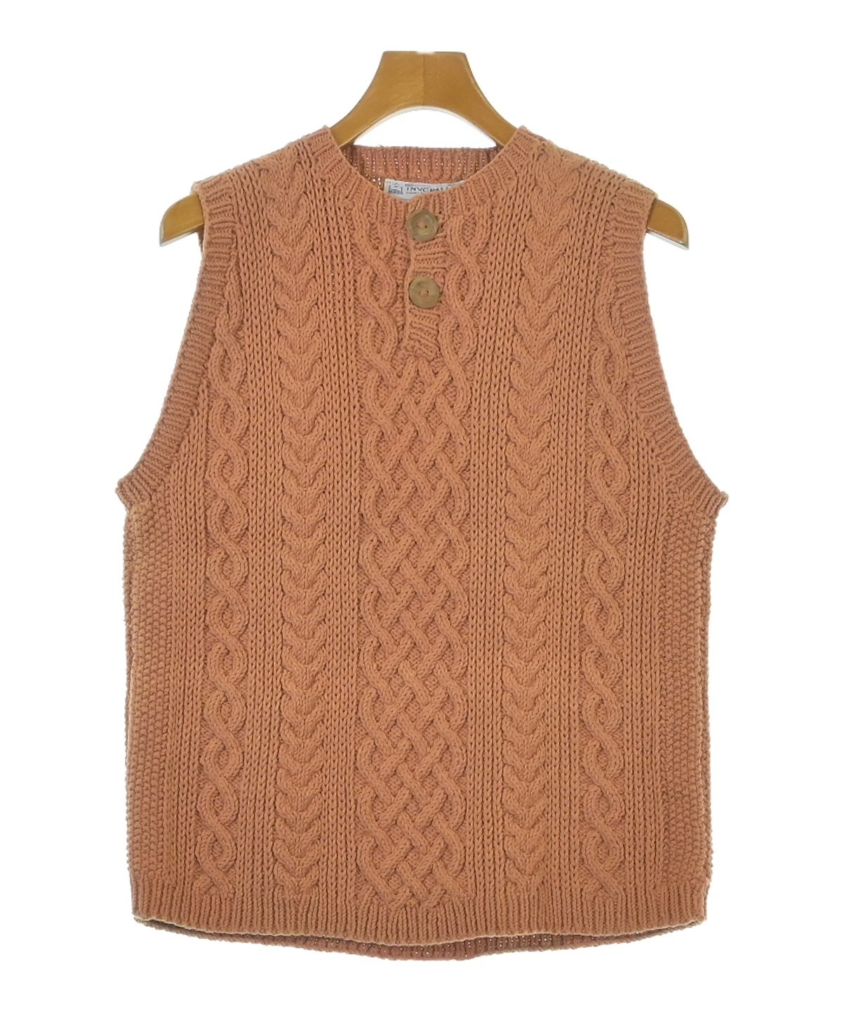 INVERALLAN（インバーアラン）ベスト オレンジ サイズ:-(S位) メンズ