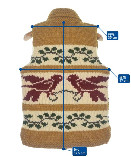 CANADIAN SWEATER（カナディアンセーター）ベスト ベージュ サイズ:-(XL位) メンズ/2200622459059