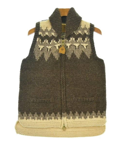 CANADIAN SWEATER(カナディアンセーター)ベスト 茶 サイズ:-(S位)/2200654614068