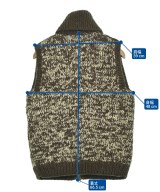 CANADIAN SWEATER（カナディアンセーター）ベスト 茶 サイズ:40(L位) メンズ/2200643774018