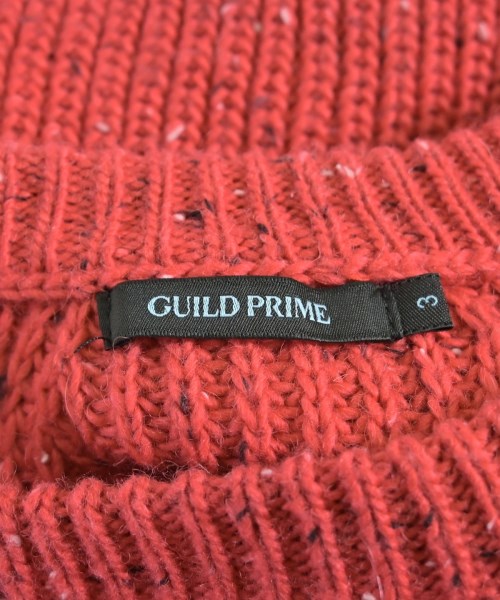 GUILD PRIME（キルドプライム）ニット・セーター 赤 サイズ:3(L位) メンズ/2200607962192