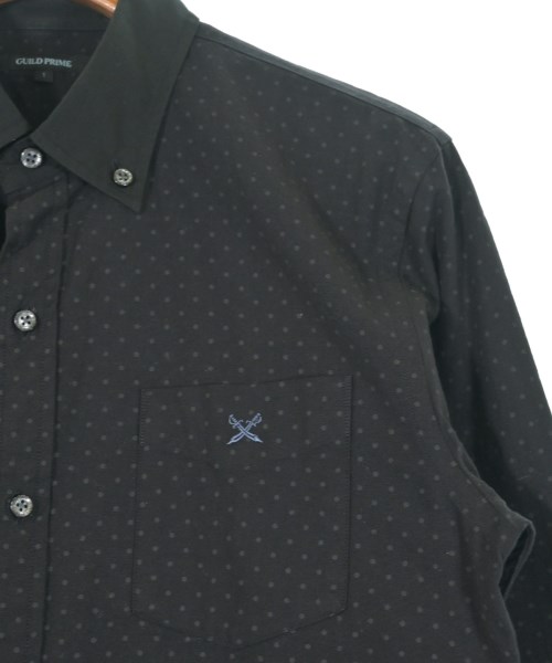GUILD PRIME（キルドプライム）カジュアルシャツ 黒 サイズ:1(S位) メンズ/2200611541031