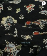 GUILD PRIME（キルドプライム）カジュアルシャツ 黒 サイズ:2(M位) メンズ/2200643687028