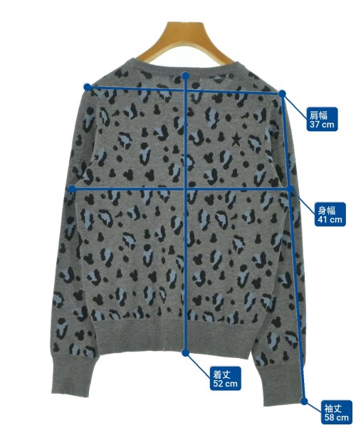 GUILD PRIME（キルドプライム）ニット・セーター グレー サイズ:34(XS位) レディース/2200630004012