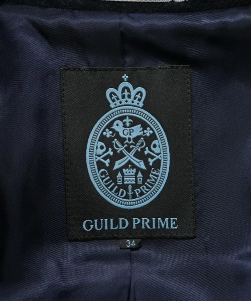 GUILD PRIME（キルドプライム）ダッフルコート 紺 サイズ:34(XS位) レディース/2200692057018