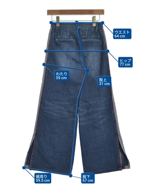 GUILD PRIME（キルドプライム）デニムパンツ 紺 サイズ:34(XS位) レディース/2200654861042