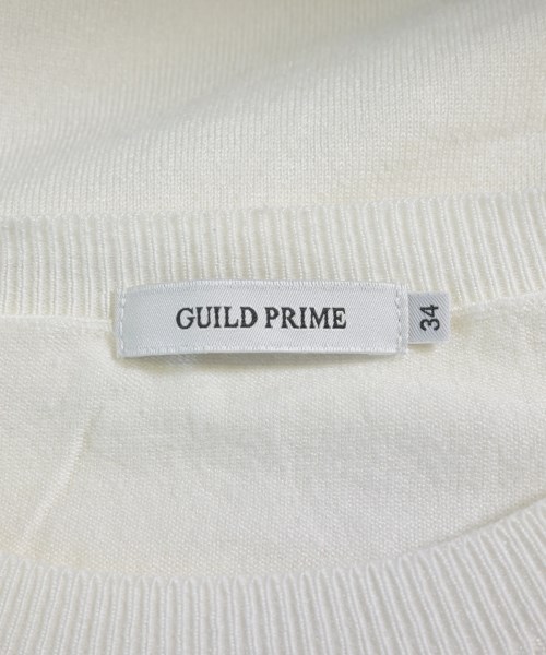 GUILD PRIME（キルドプライム）ニット・セーター 白 サイズ:34(XS位) レディース/2200729372015