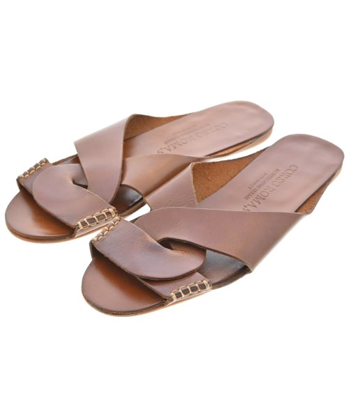 CORSO ROMA 9(コルソローマノーヴェ)サンダル 茶 サイズ:EU37(23.5cm位)/2200653827094