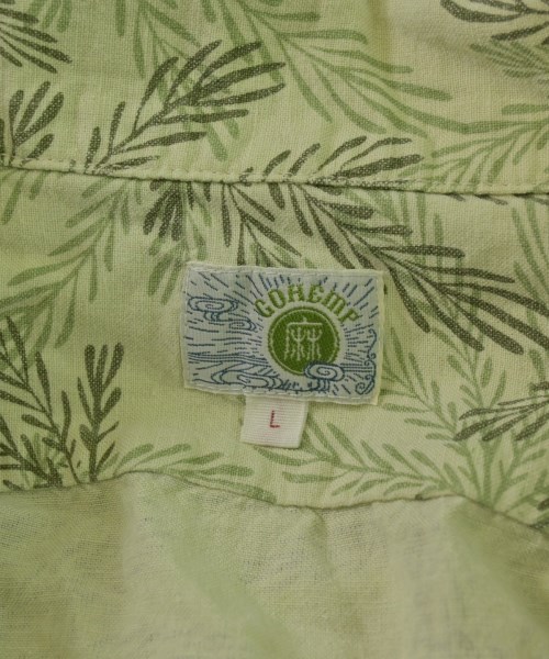 GO HEMP（ゴーヘンプ）カジュアルシャツ 緑 サイズ:L メンズ/2200669442274