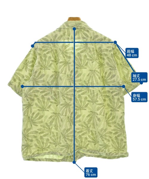 GO HEMP（ゴーヘンプ）カジュアルシャツ 緑 サイズ:L メンズ/2200669442274