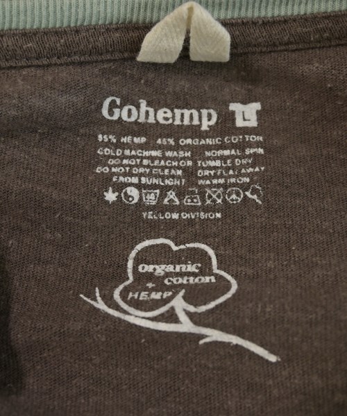 GO HEMP（ゴーヘンプ）Tシャツ・カットソー 茶 サイズ:L メンズ/2200672926303
