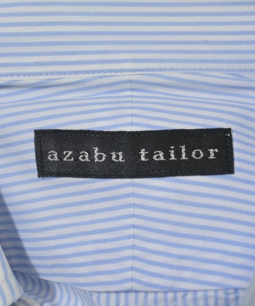 azabu tailor（アザブテイラー）ドレスシャツ 青 サイズ:-(S位) メンズ/2200621462036