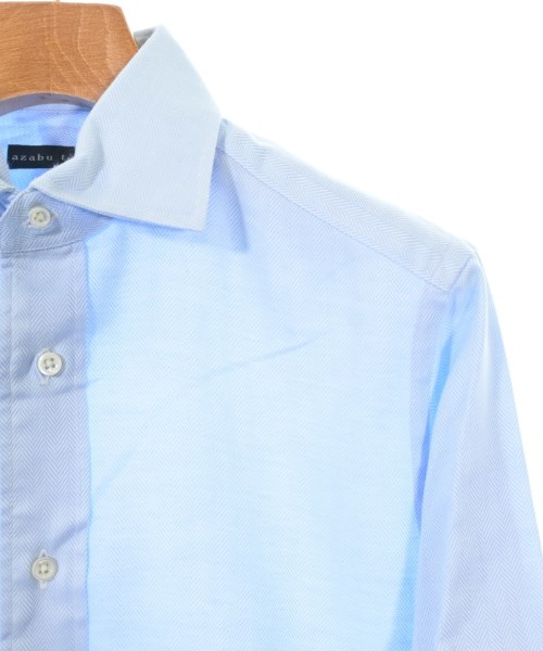 azabu tailor（アザブテイラー）ドレスシャツ 青 サイズ:-(S位) メンズ/2200621462074