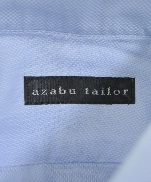 azabu tailor（アザブテイラー）ドレスシャツ 青 サイズ:-(S位) メンズ/2200621462159