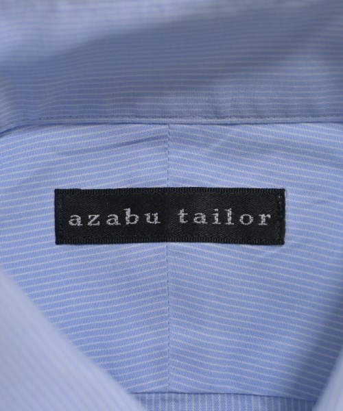 azabu tailor（アザブテイラー）ドレスシャツ 青 サイズ:-(S位) メンズ/2200621462166