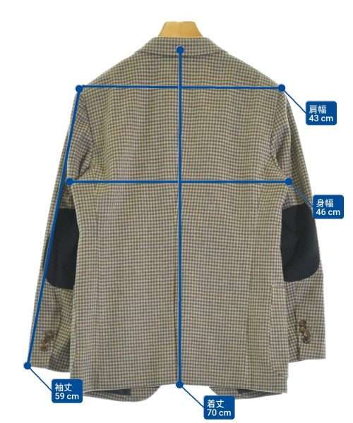 azabu tailor（アザブテイラー）テーラードジャケット ベージュ サイズ:46(M位) メンズ/2200610355455