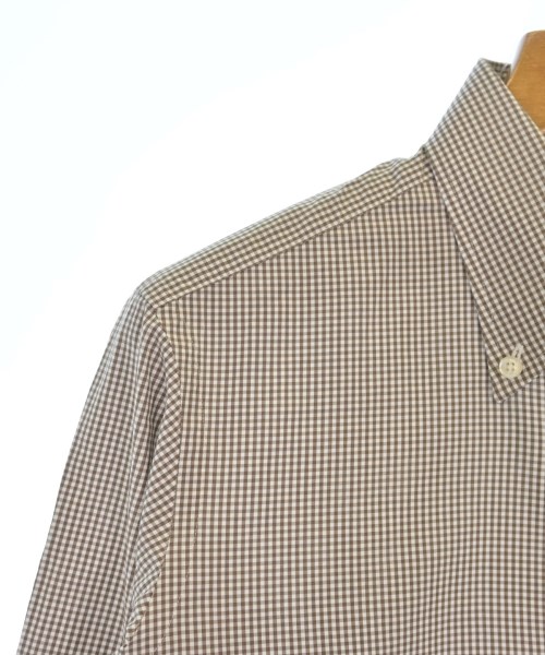 azabu tailor（アザブテイラー）ドレスシャツ 茶 サイズ:-(M位) メンズ/2200608939094