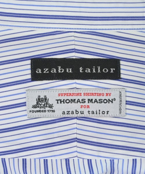 azabu tailor（アザブテイラー）ドレスシャツ 青 サイズ:-(XL位) メンズ/2200688751074