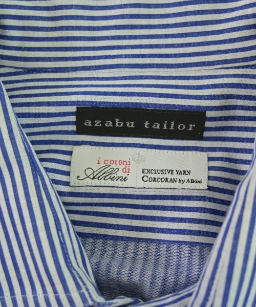 azabu tailor（アザブテイラー）ドレスシャツ 青 サイズ:-(XL位) メンズ/2200688751128
