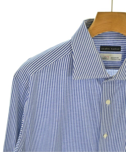 azabu tailor（アザブテイラー）ドレスシャツ 青 サイズ:-(XL位) メンズ/2200688751128
