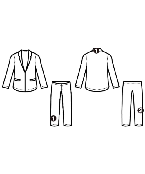 azabu tailor（アザブテイラー）その他 グレー サイズ:48(M位)/88(L位) メンズ/2200651870016