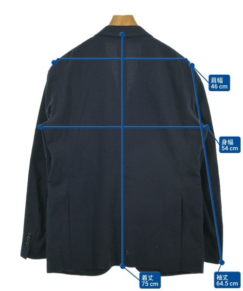 azabu tailor（アザブテイラー）ビジネス 紺 サイズ:52(XXL位)/88(XL位) メンズ/2200662497011