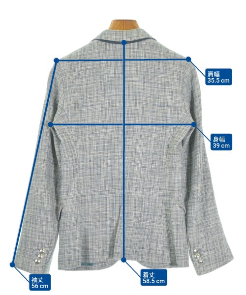 azabu tailor（アザブテイラー）テーラードジャケット 白 サイズ:-(M位) レディース/2200663441020