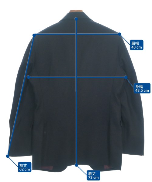 azabu tailor（アザブテイラー）テーラードジャケット 黒 サイズ:-(M位) メンズ/2200665300035