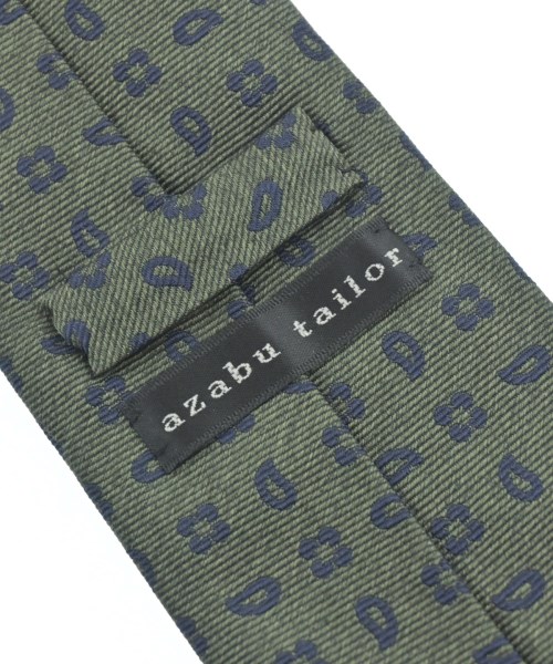 azabu tailor（アザブテイラー）ネクタイ カーキ サイズ:- メンズ/2200719450389