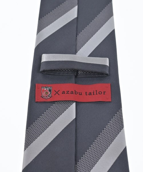 azabu tailor（アザブテイラー）ネクタイ グレー サイズ:- メンズ/2200685238073