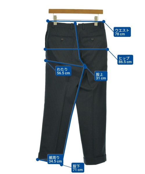 azabu tailor（アザブテイラー）ビジネス 紺 サイズ:42(XS位)/76(M位) メンズ/2200692402023