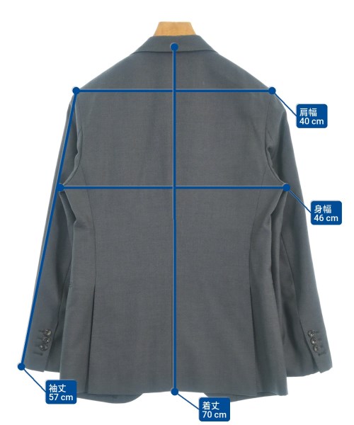 azabu tailor（アザブテイラー）ビジネス グレー サイズ:42(L位)/76(M位) メンズ/2200692402047