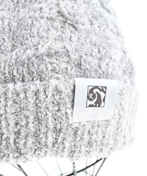 kashwere（カシウェア）ニットキャップ・ビーニー グレー サイズ:- レディース/2200618230372