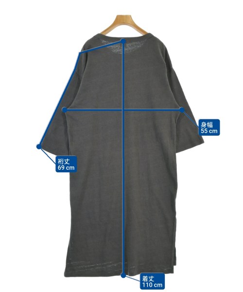 GO HEMP（ゴーヘンプ）ワンピース グレー サイズ:XS レディース/2200672926136