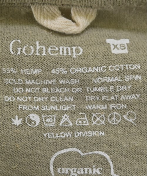 GO HEMP（ゴーヘンプ）Tシャツ・カットソー カーキ サイズ:XS レディース/2200672926310