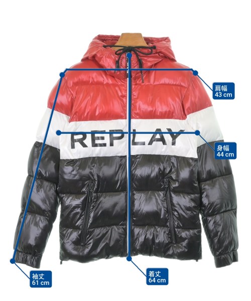REPLAY（リプレイ）ダウンジャケット/ダウンベスト 黒 サイズ:S メンズ/2200629506053