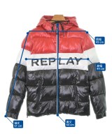 REPLAY（リプレイ）ダウンジャケット/ダウンベスト 黒 サイズ:S メンズ/2200629506053