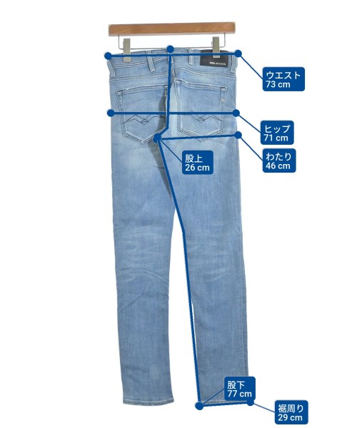 REPLAY（リプレイ）デニムパンツ 青 サイズ:27(S位) メンズ/2200629506091