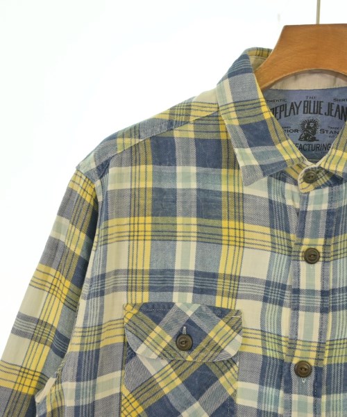 REPLAY（リプレイ）カジュアルシャツ 青 サイズ:L メンズ/2200616400111