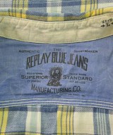 REPLAY（リプレイ）カジュアルシャツ 青 サイズ:L メンズ/2200616400111
