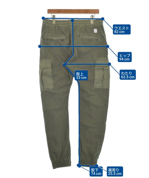REPLAY（リプレイ）カーゴパンツ カーキ サイズ:L メンズ/2200621667097