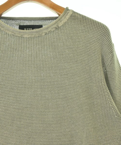REPLAY（リプレイ）ニット・セーター カーキ サイズ:M メンズ/2200673620163