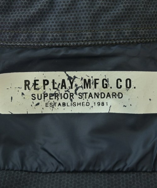 REPLAY（リプレイ）カジュアルシャツ 紺 サイズ:L メンズ/2200680822086