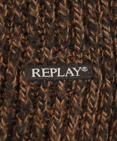 REPLAY（リプレイ）マフラー 茶 サイズ:- メンズ/2200695726072