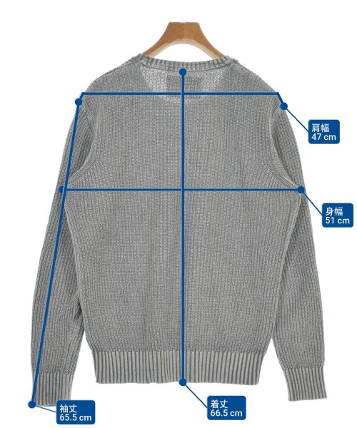 REPLAY（リプレイ）ニット・セーター グレー サイズ:L メンズ/2200650650091