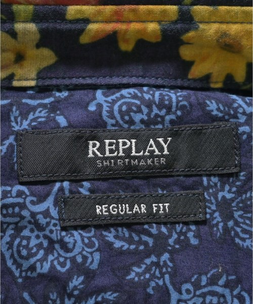 REPLAY（リプレイ）カジュアルシャツ 紺 サイズ:S メンズ/2200702668036