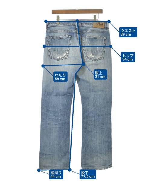 REPLAY（リプレイ）デニムパンツ 紺 サイズ:33(L位) メンズ/2200664181062
