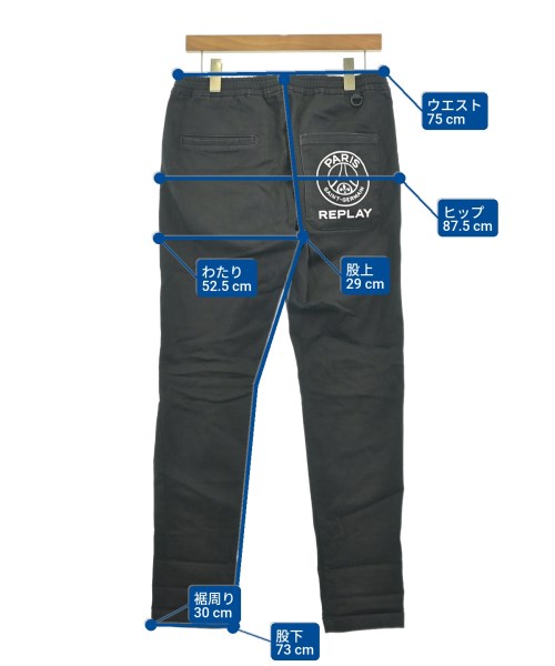 REPLAY（リプレイ）デニムパンツ 黒 サイズ:30(M位) メンズ/2200669531039